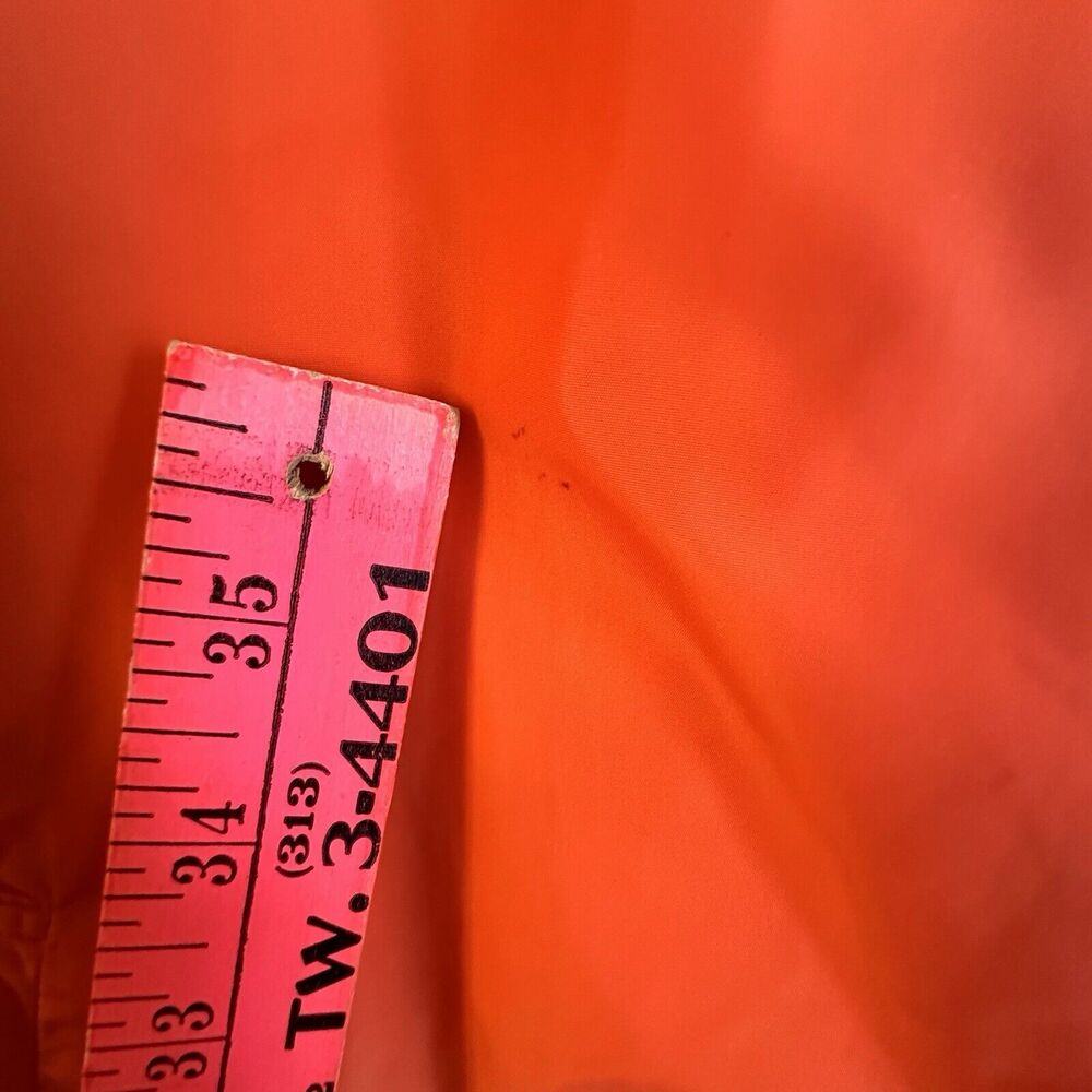 Lauren Ralph Lauren Fidajete Balmacaan Travel Trench Coat Womens Sz XL Orange - Picture 9 of 16
